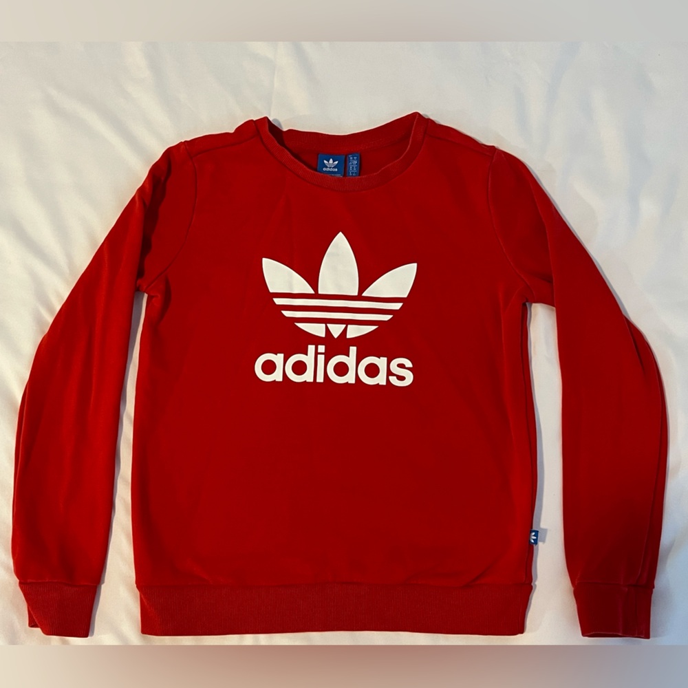 Adidas Bold Red Crewneck